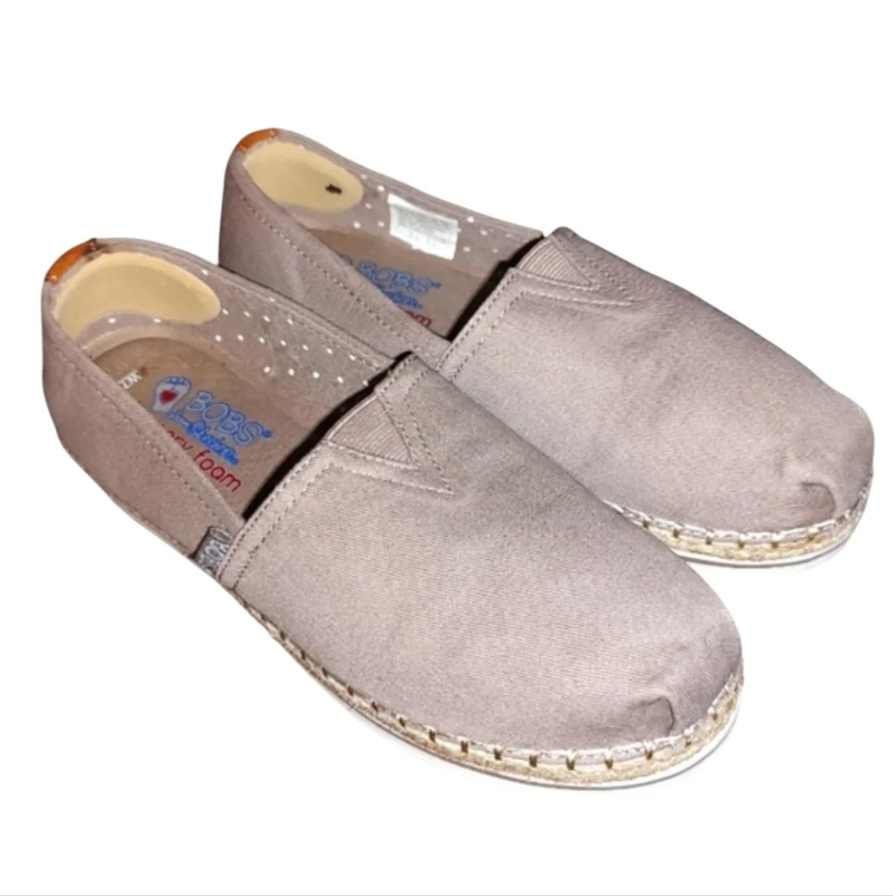 BOB'S Khaki Espadrilles With Memory Foam